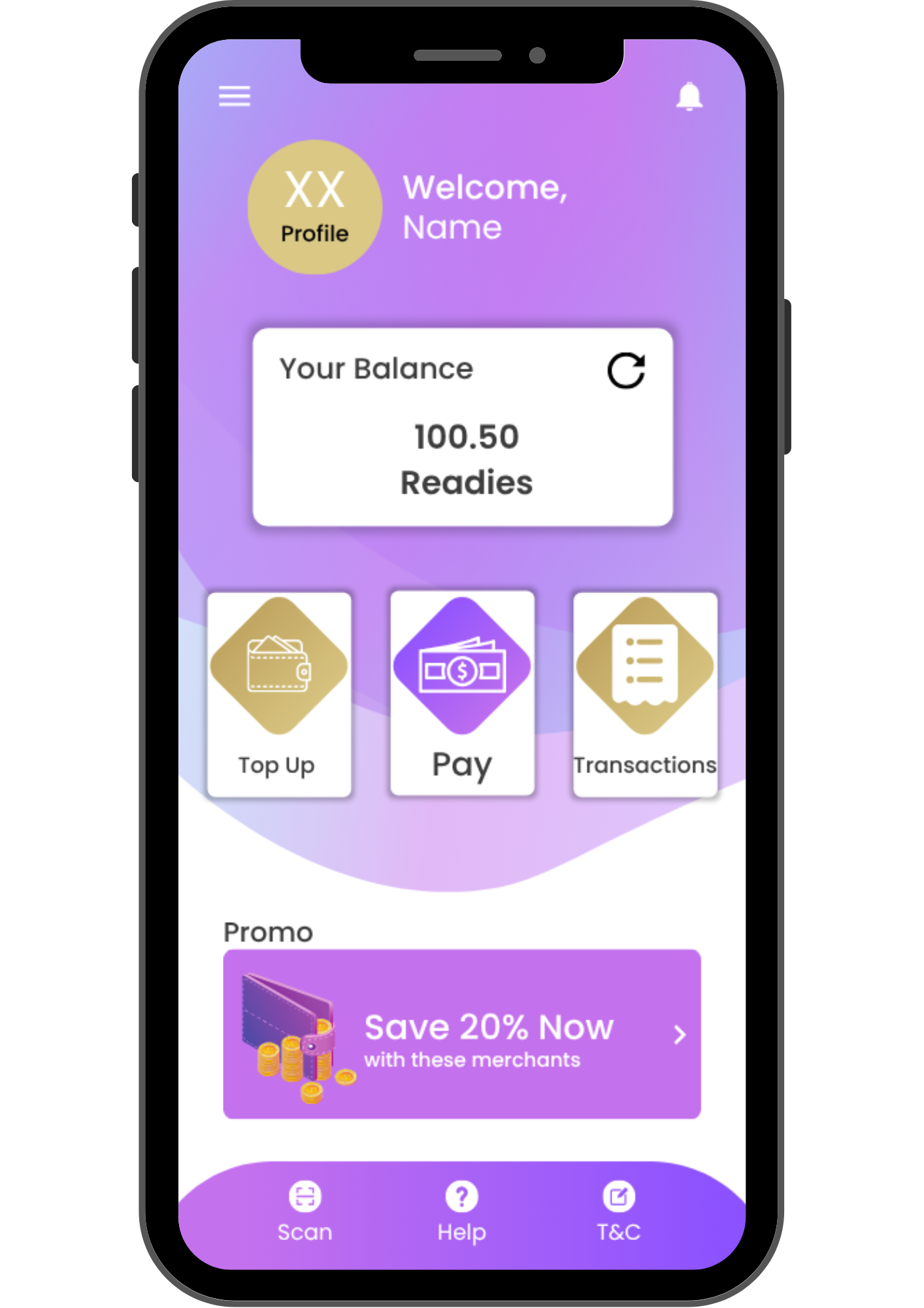 Pay by Readies App